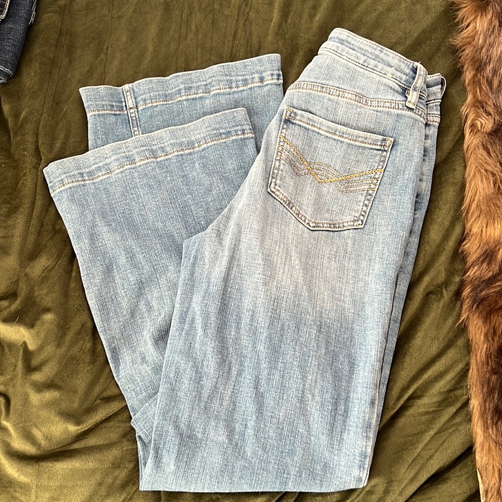 Idyllwild high rise snap trouser jeans size 6